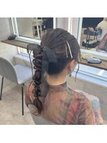 リミットバイアフィナー 大宮店(limit by Afinar) 編みおろしポニー