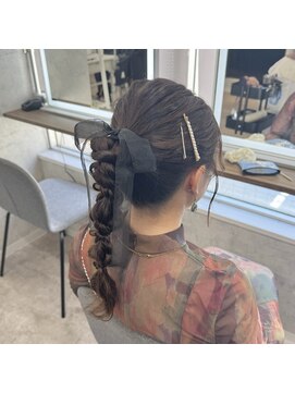 リミットバイアフィナー 大宮店(limit by Afinar) 編みおろしポニー