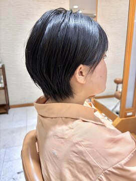 モリオ フロム ロンドン サッポロファクトリー店(morio FROM LONDON) morio/札幌マッシュショート/耳掛けショート/丸みショート