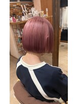 ベベ バイ モップス(be'be' by MOPS)&nbsp;シアーピンク×コンパクトボブ