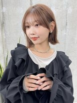 ガーデン 渋谷(GARDEN)&nbsp;大人ガーリーダークアッシュ小顔ヘア似合わせカット