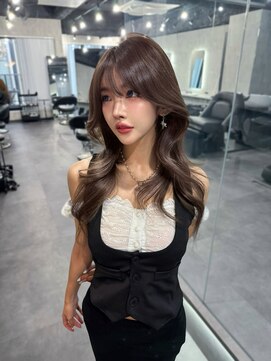 ラベル 渋谷(LAVEL) 大人かわいいワンホンレイヤー/ショコラグレージュ/20代30代