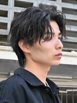 フィフスパーク(fifth PARK)&nbsp;アクティブショートフェザーパーマルーズショートセンターパート