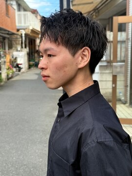 スウェル 押上店(Swell) MEN’S/リバースセンターパート/ニュアンスパーマ/錦糸町駅