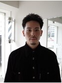 ピンパーマ　スパイキーショート　テーパーフェード　福岡　東区