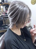 ブレイズヘアー(BLAZEhair) 【大人世代に人気】脱白髪染めバレイヤージュ×ブリーチ3回