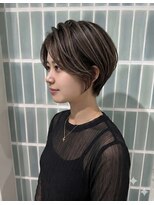 ゴカンムード(Gokan mood)&nbsp;髪質改善縮毛矯正ハイライトショートカット30代40代