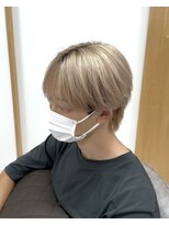 メンズサロンラシルバイレストプラス(MEN'S SALON racil by rest plus) 酸性ストレートシースルーマッシュ