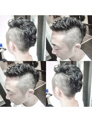 SUMMER☆ポンプスタイル・デザインボウズ【Hommehair2nd櫻井】