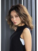 《Uri/二子玉川》揺るウエーブ×極細ハイライト