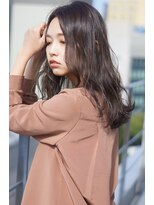 アトリエ フェム(atelier.fem)&nbsp;エフォートレス×アッシュモーブ  フリンジパーマ