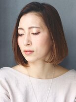 パム 恵比寿(PAM.)&nbsp;アッシュブラウングラデーションフレンチボブ[恵比寿/渋谷]