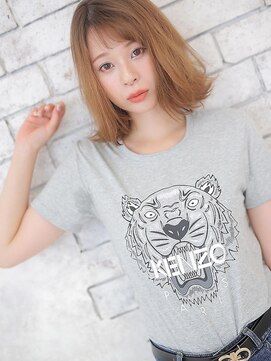 アグ ヘアー ミーサ 赤塚店(Agu hair mysa) 媚びない可愛さ★外ハネ×シースルーバング