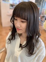 ウェーヴ 浜松小豆餅店(wave)&nbsp;〈wave小豆餅店〉ネビージュ フリンジウェーブ 前髪 韓国風巻き