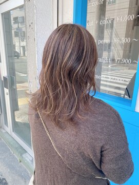 アンジェリカ 布施店(ANGELICA) ANGELICA【宮中】透明感人気カラー!ハイライトベージュ☆