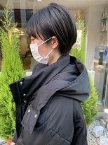 ヘアーアンドメイク シーク 八王子(HAIR&MAKE SeeK) ショートヘア ブルーブラック