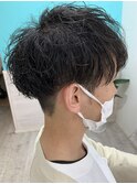 前下がり スパイラルパーマ
