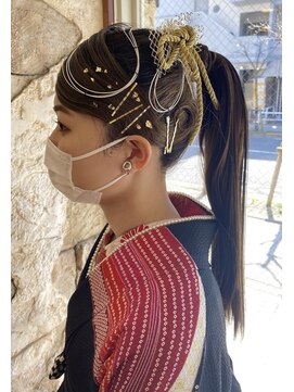 クレドガーデン 綾瀬店(CRED GARDEN) 袴アレンジ 大人かわいい小顔 ゆるふわアレンジ 卒業式 入学式44