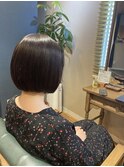 ママさんにオススメボブ/結ばないボブ/切りっぱなしボブ