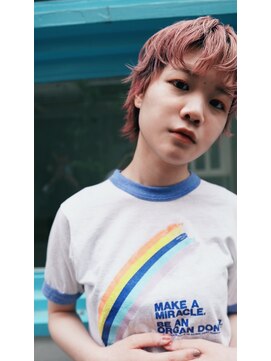 チックタック パラダイム(TICK-TOCK Paradime) 《ゲストスナップ》ショートマッシュ/ピンクベージュ