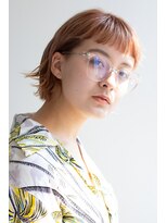 アクロス ヘアー デザイン 蒲田東口(across hairdesign) イエローオレンジベージュ