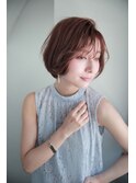 【名古屋mozo】大人可愛い小顔ワンサイドショートボブ前下がり