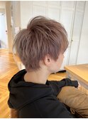 ミルクティーアッシュ×王道ショートヘア