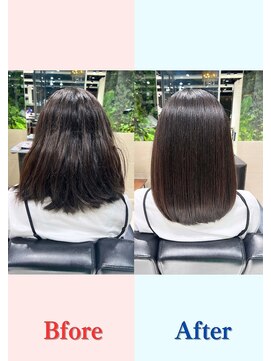 フォルテ 城北店 髪質改善×ツヤ髪エステ縮毛矯正/髪質改善縮毛矯正