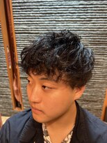 ヘアモード キクチ 銀座店 銀座　理容室　メンズ無造作パーマ