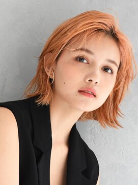 アース コアフュールボーテ 上越店(EARTH coiffure beaute) オールバック風ボブ