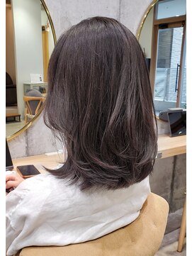 ガーデン オオタカノモリ(garden otakanomori) 地毛風カラーでゆるっと韓国風くびれヘア×ローレイヤーカット