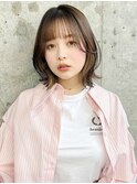 美髪ショート×顔周り前髪カット/ピンクブラウン[仙台]