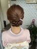 【留袖or色留袖＋ヘアセット】￥13950 ※早朝料金別途（結婚式/留袖/着物）