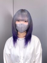 アルーシェ 新宿店(Alushe)&nbsp;シルバー×ラベンダー