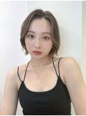 小顔レイヤーカット 髪質改善 ブリーチなし 顔周り韓国ヘア