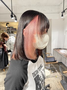 ニュート(Neut ) ブリーチ インナーカラー デザインカラー名古屋 ハイトーン