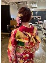 アビリティ ヘアー(ability hair)&nbsp;2025　成人のj日  サイド編みおろしヘアー！