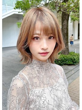 ルーカ 恵比寿(LU-CA) 大人可愛いくびれミディアムボブレイヤー恵比寿