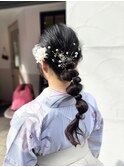 卒業式ヘアセット