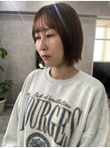 似合わせカット 切りっぱなし ぱっつん 春 夏