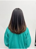 グラデーションカラー】【バレイヤージュ】【透明感カラー】