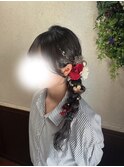 【前田】編み込みヘア
