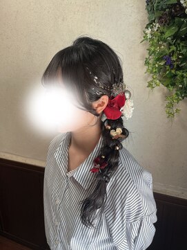 ヘアーズ ラブリージョブリー(hair's Lovely Jubbly) 【前田】編み込みヘア