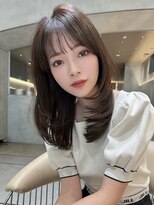 アンフィニー 仙台(ANFINI)&nbsp;仙台髪質改善縮毛矯正韓国レイヤーカット前髪顔周りくびれヘア