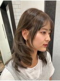 ミディアムレイヤー　髪質改善