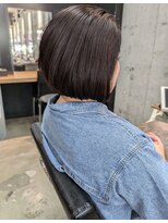 ローハ アゲオ(Lowha -ageo-)&nbsp;白髪とクセを活かして大変身！美シルエットボブ