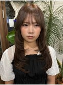 レイヤーカット/髪質改善カラー