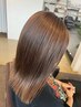 話題の酸性縮毛矯正（酸性ストレート）+カット+TR