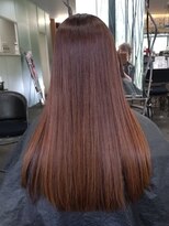 シュシュ(chou＊chou)&nbsp;20代30代/縮毛矯正/地毛風ストレート/ブラウンカラー/堺東