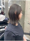 黒髪カタログ/クラゲヘアー/オリーブグレー/栄r32